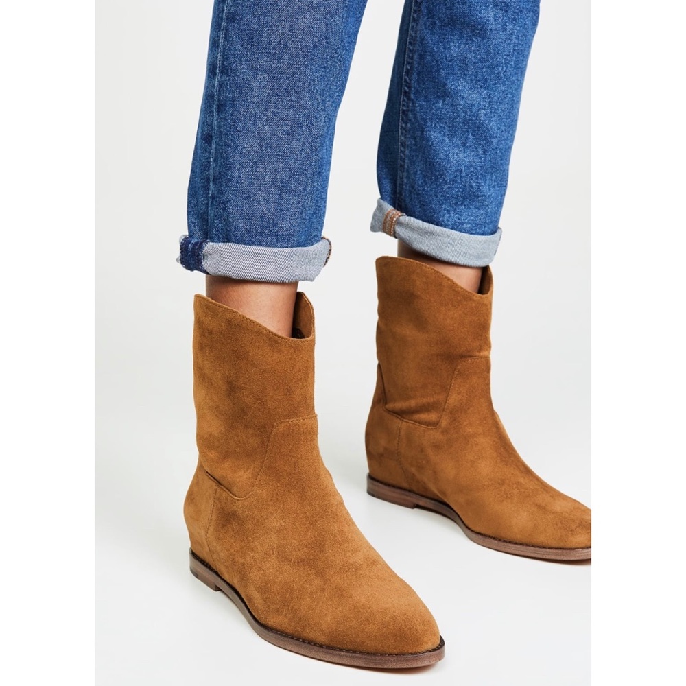 Gently Used Vince Sinclair Cowboy Suede Boots